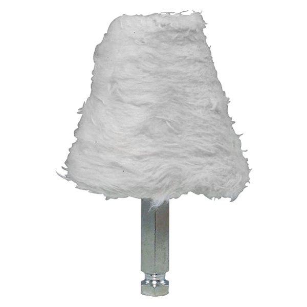 Astro Pneumatic Tool® - 3" Cotton White Tapered Buff