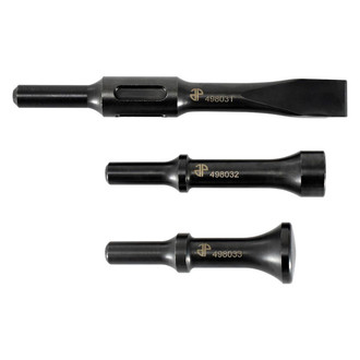 Astro Pneumatic Tool® - 3-Piece .498 Parker Shank Chisel/Hammer Bit Set
