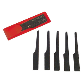 Astro Pneumatic Tool® - 32 TPI Bi-Metal Scroll Reciprocating Saw Blades for Heavy Duty Air Saber Saw (129TW) (5 Pieces)