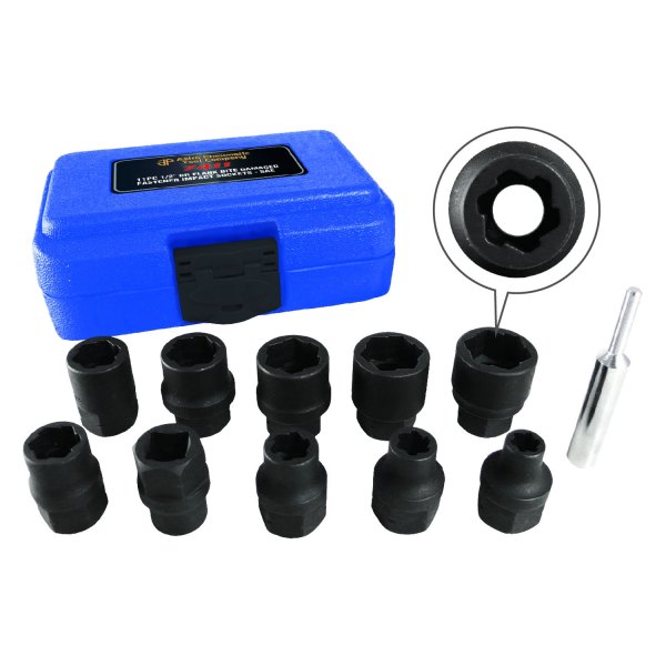 Astro Pneumatic Tool® - 11-piece 1/2" Drive 5/16" to 7/8" Impact Bolt Extractor Set