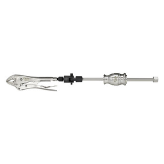 Astro Pneumatic Tool® - 24-13/16" Metal Handle Curved Jaws Slide Hammer Puller Locking Pliers