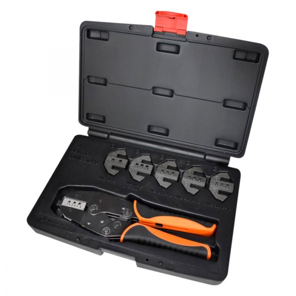 Astro Pneumatic Tool® - 6-Piece SAE 20-10 AWG Ratcheting Professional Deutsch Crimping Kit