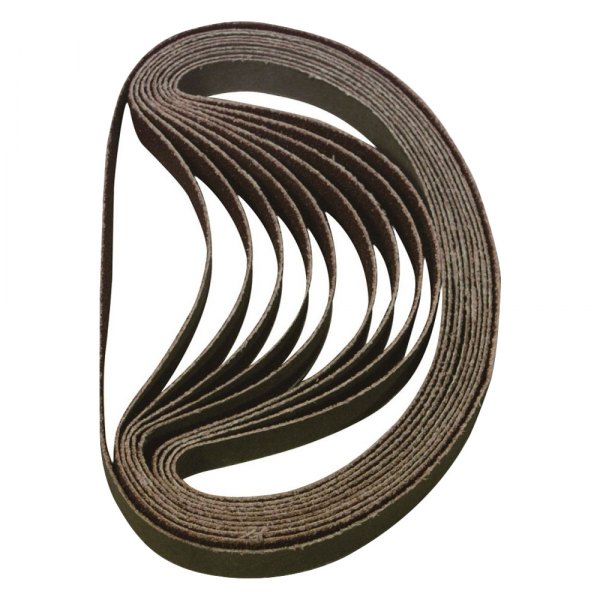 Astro Pneumatic Tool® - 13" x 13/32" 120 Grit Aluminum Oxide Sanding Belts (10 Pieces)