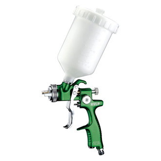 Astro Pneumatic Tool® - EuroPro™ 1.9 mm Forged HVLP Gravity Feed Spray Gun with 600 ml Plastic Cup