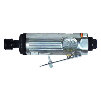 Astro Pneumatic Tool® - 1/4" 0.5 hp Medium Straight Air Die Grinder with Safety Lever Rear Exhaust Japan Bearings