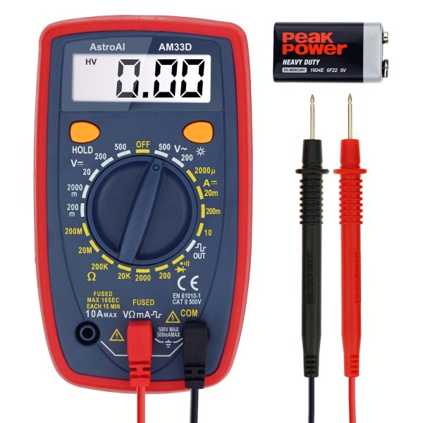 AstroAI® - 2000 Count Multimeter