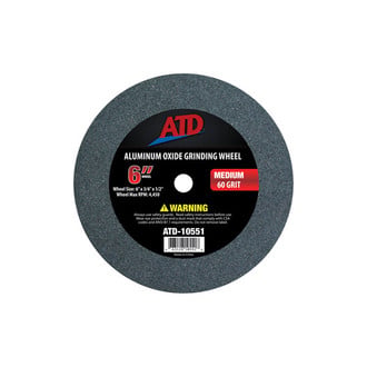 ATD® - 6" Aluminum Oxide Type 1 Bench Grinding Wheel