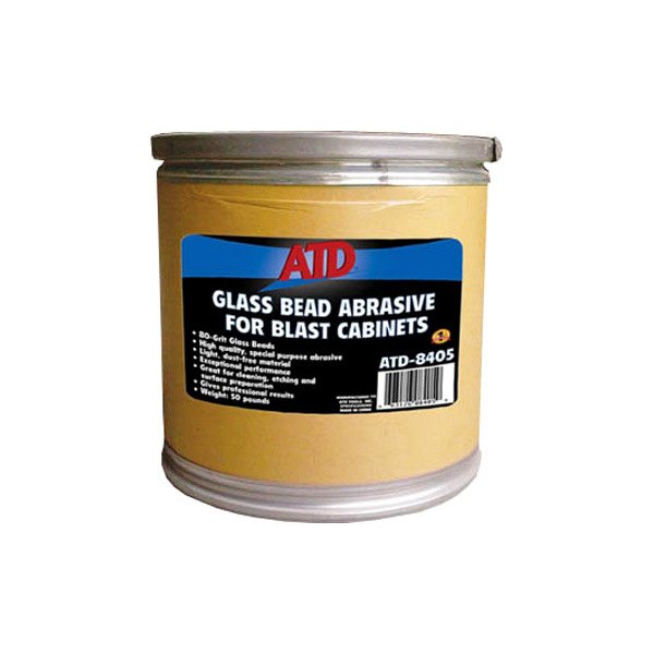 ATD® - 80 Grit Glass Bead Abrasive for Blast Cabinets