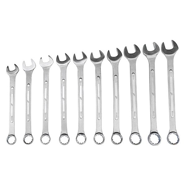 ATD® - 10-piece 30 to 50 mm 12-Point Angled Head Combination Wrench Set