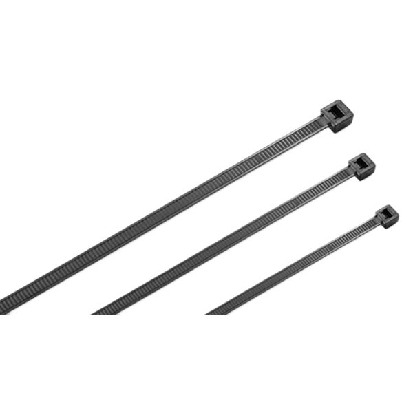 ATD® - 4" to 11" x 18 lb to 50 lb Nylon Black UV Resistant Cable Ties Set