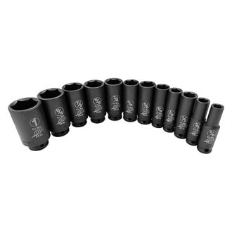ATD® - 3/8" Drive SAE 6-Point Deep Impact Socket Set (12 Pieces)