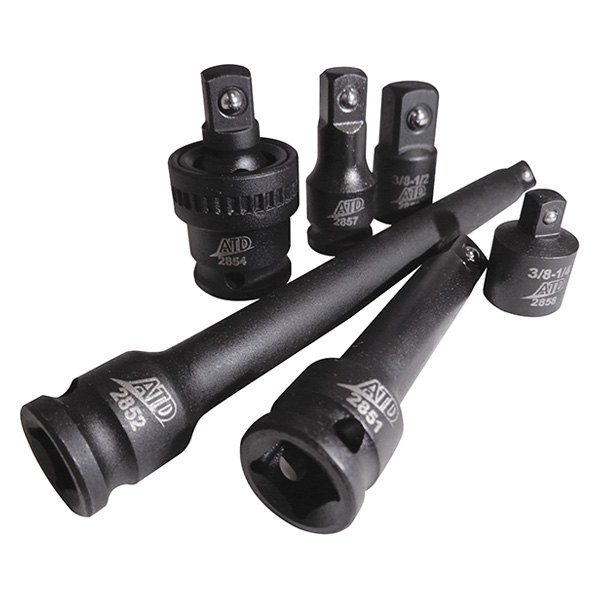 ATD® - (6 Pieces) 3/8" Drive Impact Adadpter and Extension Set