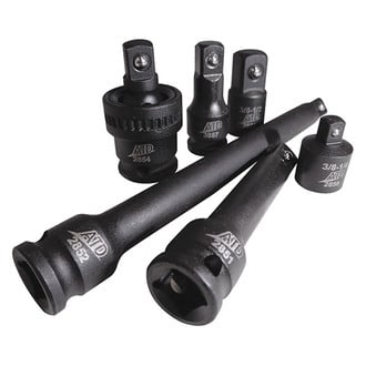 ATD® - 3/8" Drive Friction Ball Impact Adadpter and Extension Set (6 Pieces)
