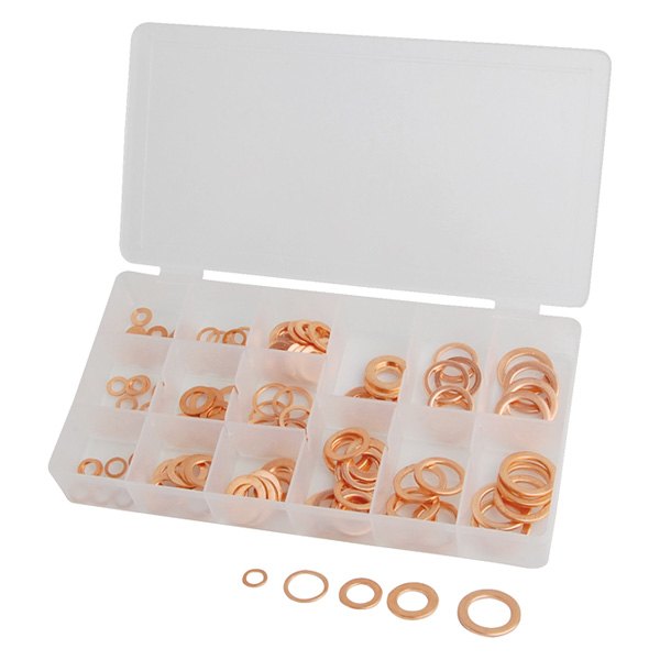 ATD® - Metric Copper Washer Assortment (125 Pieces)