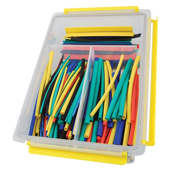 ATD® - 6" x 3/32" to 3/4" 2:1 Polyolefin Multi-Color Heat Shrink Tubing Set