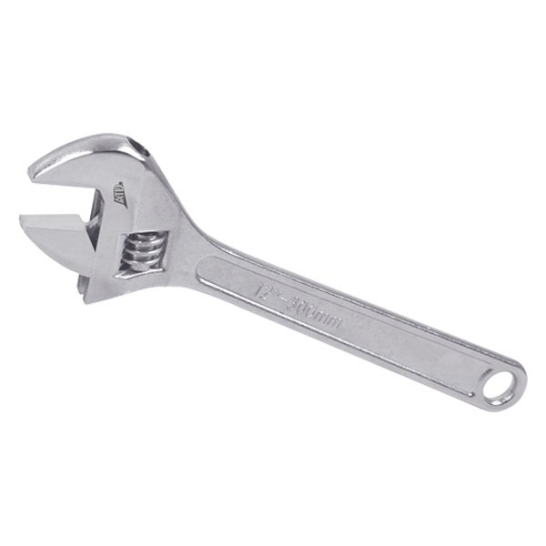 ATD® - 1-5/16" x 12" OAL Black Oxide Plain Handle Adjustable Wrench