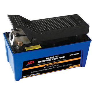 ATD® - 98 cu in Single Speed Air Operated Foot Hydraulic Pump