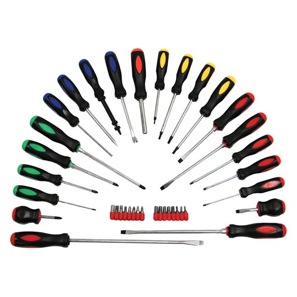 ATD® - 37-piece Multi Material Handle Phillips/Slotted/Torx/Pozidriv Mixed Screwdriver Set