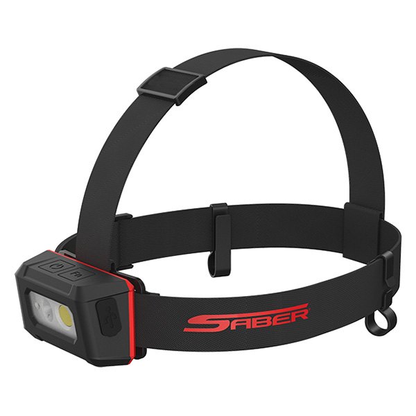 ATD® - 200 lm Rechargeable Motion Activated Black/Red LED Headlamp