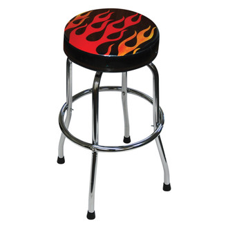 ATD® - Black Flame Design Shop Stool