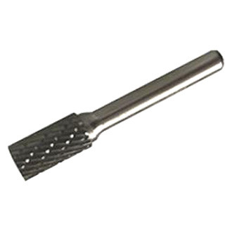 ATD® - 3/8" Cylinder-Shaped Double Cut Carbide Burr with Plain End