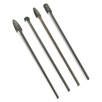 ATD® - 4-piece Extra Long Carbide Burr Set