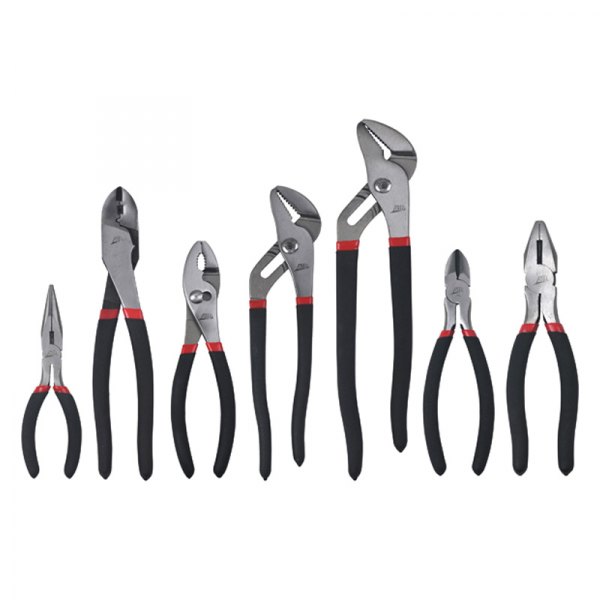 ATD® - 7-piece 6" to 12" Dipped Handle Mixed Pliers Set