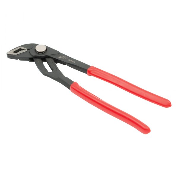 ATD® - 10" V-Jaws Dipped Handle Push Button Tongue & Groove Pliers