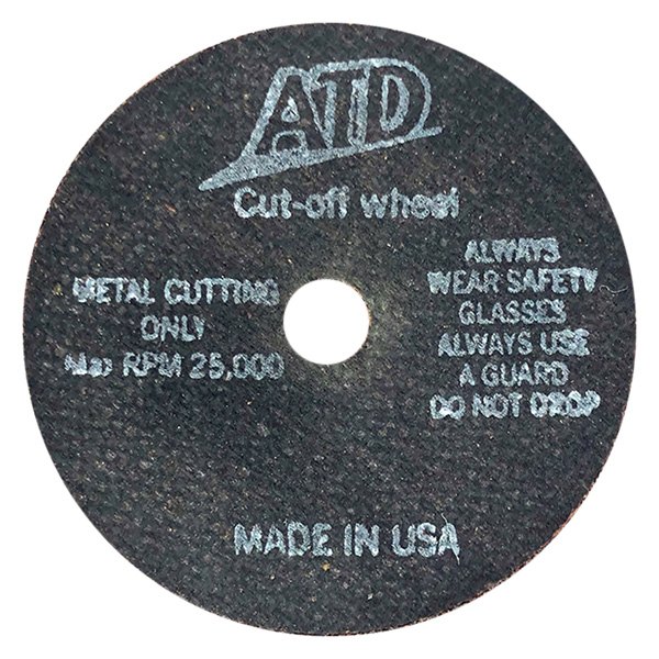 ATD® - 3" x 1/16" x 3/8" Aluminum Oxide Type 41 Cut-Off Wheel (100 Pieces)