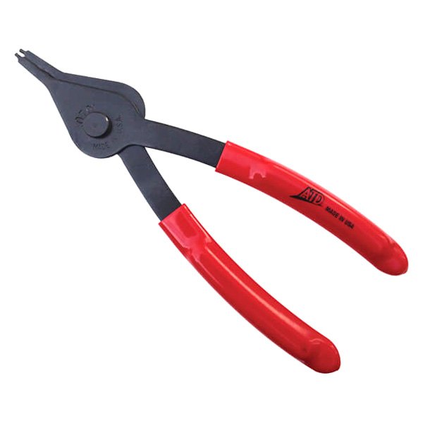 ATD® - 12-piece 45°/90° Straight & Bent 0.038" to 0.047" Fixed Tips Internal/External Snap Ring Pliers Set