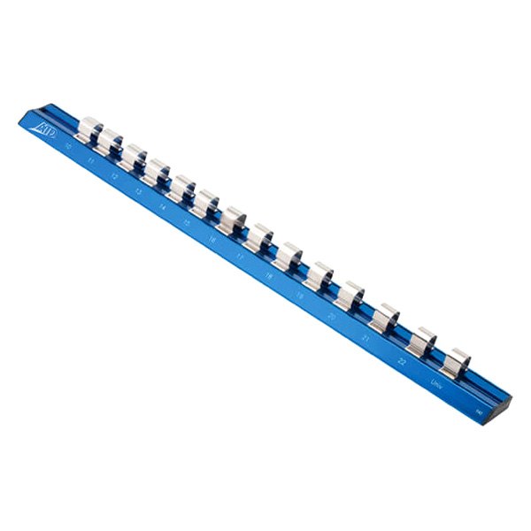 ATD® - 1/2" Drive Metric 14-Slot Aluminum Magnetic Socket Rail