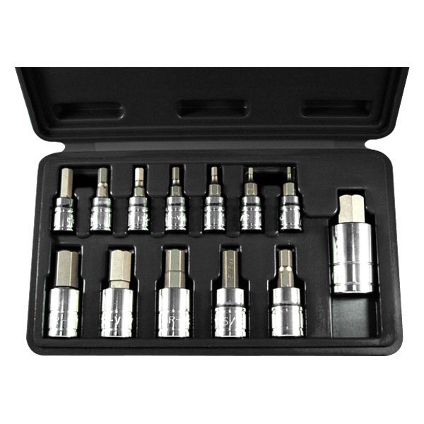 ATD® 13784 SAE Hex Bit Socket Set, 13 Pieces