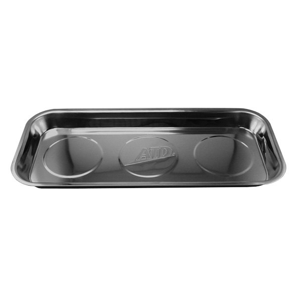 ATD® - 14" x 6-1/4" x 1" Magnetic Stainless Steel Tray