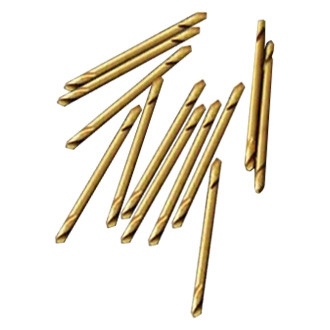 ATD® - 1/8" Titanium SAE Straight Shank Right Hand Double-End Drill Bits (12 Pieces)