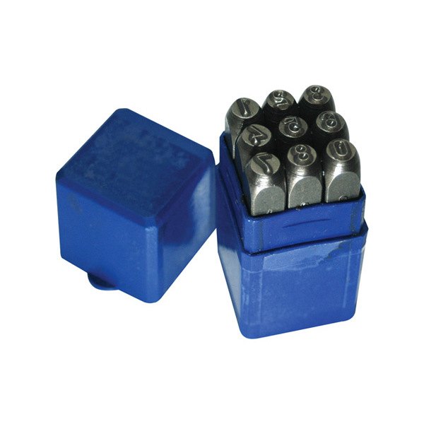 ATD® - 9-piece 3/16" #0 to #9 Number Stamp Set