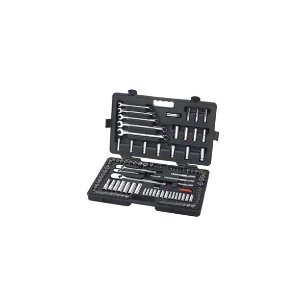 GearWrench® - 118-piece 6 and 12 Point SAE/Metric Mechanics Tool Set in Storage Blow Mold Case