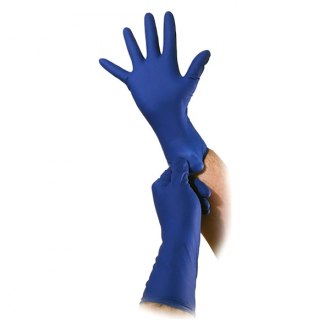 Lightning Gloves B311-M Powder Free Exam Black 6MIL Nitrile Gloves Medium
