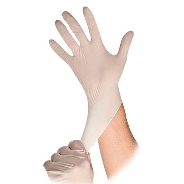 Atlantic Safety Products® - InTouch™ Large Powdered Clear Vinyl Disposable Gloves 