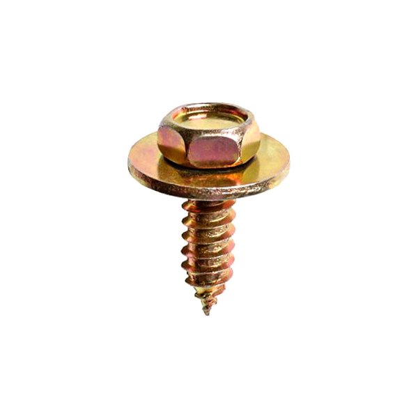 Auveco® - M6.3-1.81 x 20 mm Yellow Zinc Hex Head Metric SEMS Screws with 18 mm O.D. Washer