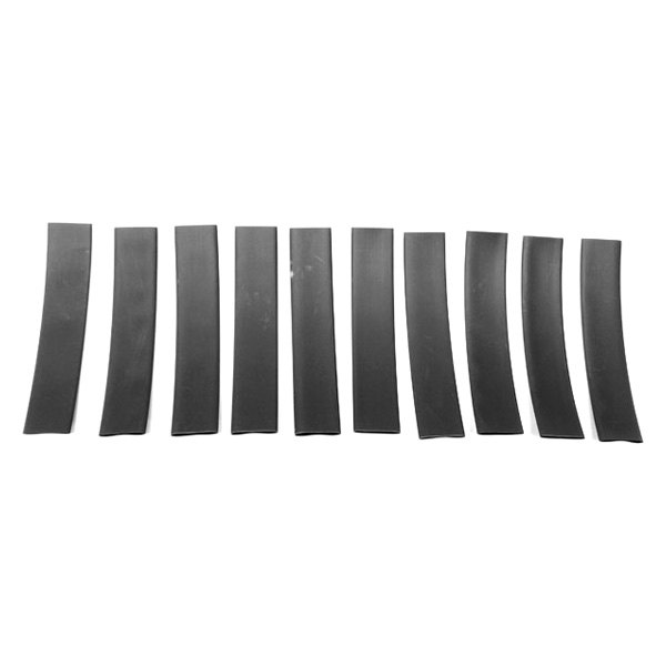 Auveco® - 6" x 3/4" 2:1 Polyolefin Black Thin Wall Heat Shrink Tubings