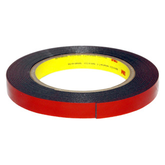AVS® - 15' x 0.5" Gray Double-Sided Tape