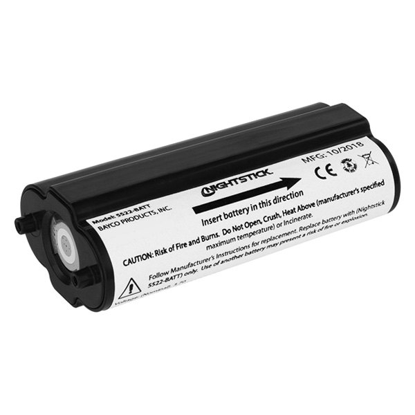 Bayco® - NightStick™ 5522 Series™ 2600 mAh 3.7 V Li-ion Rechargable Battery Pack for 5522 Series LED Lights