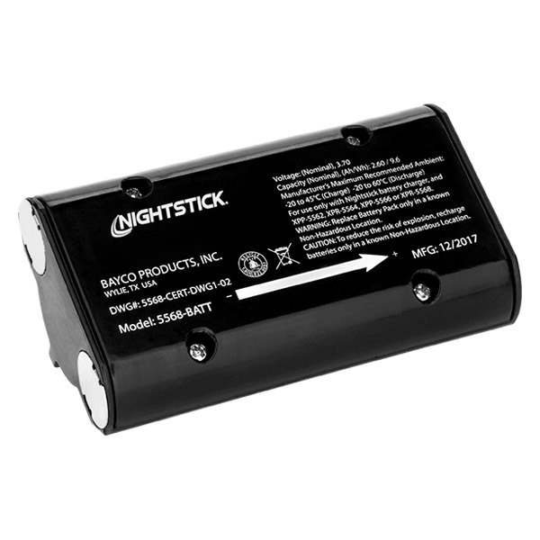 Bayco® - NightStick™ 5566/68 INTRANT™ 3.7 V Li-ion Rechargable Battery Pack for 5566/68 INTRANT™ Series Lights
