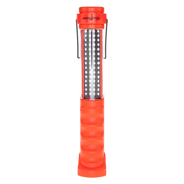 Bayco® - NightStick™ Dual-Light™ 170 lm LED Multi-Purpose Rechargeable Red Cordless Work Light with Adjustable Hanger