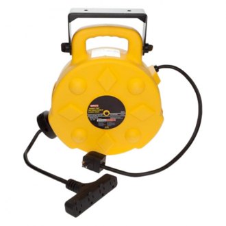 Bayco® - Polypropylene Retractable Cord Reel with 4 Outlets
