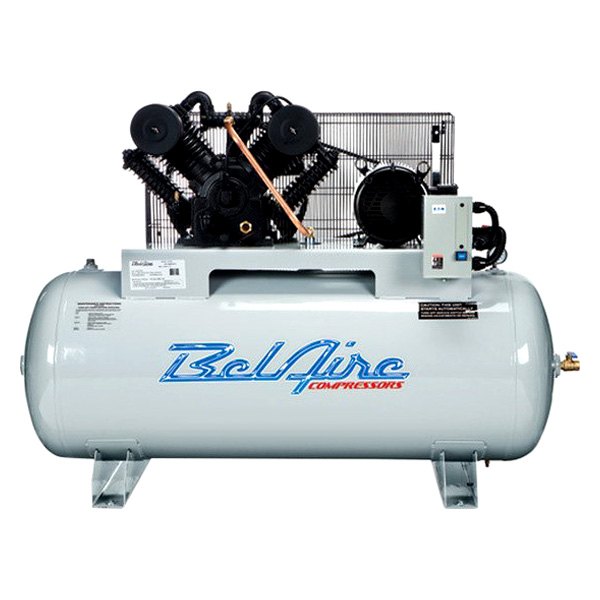 BelAire® - Iron Series™ 10 hp 2-Stage 220 V 3-Phase 120 gal Horizontal Air Compressor