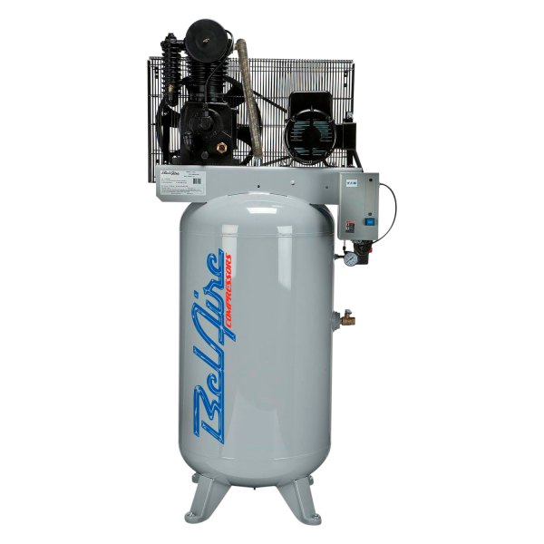BelAire® - Cast Iron™ 7.5 hp 2-Stage 220 V 1-Phase 80 gal Vertical Air Compressor