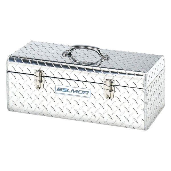 Belmor® - Handheld Aluminum Silver Portable Tool Box (30" W x 12" D x 12" H)