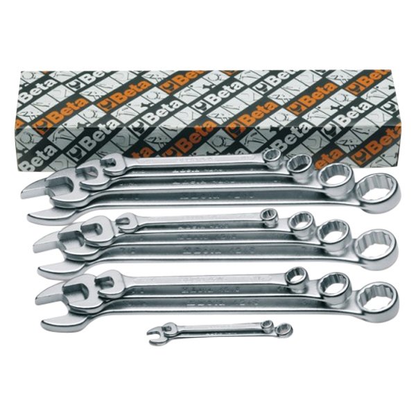Beta Tools® - 42AS/16-Series 16-piece 1/4" to 1-1/4" 12-Point Angled Head Combination Wrench Set
