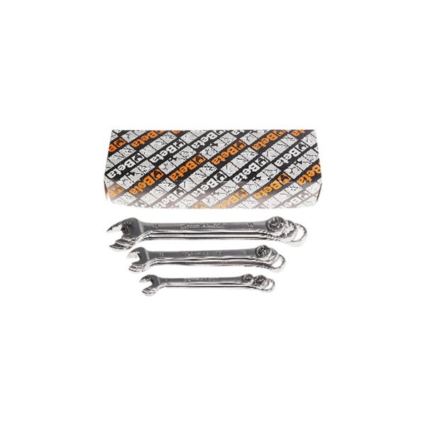 Beta Tools® - 42INOX/S11-Series 11-piece 6 to 19 mm 12-Point Angled Head Combination Wrench Set